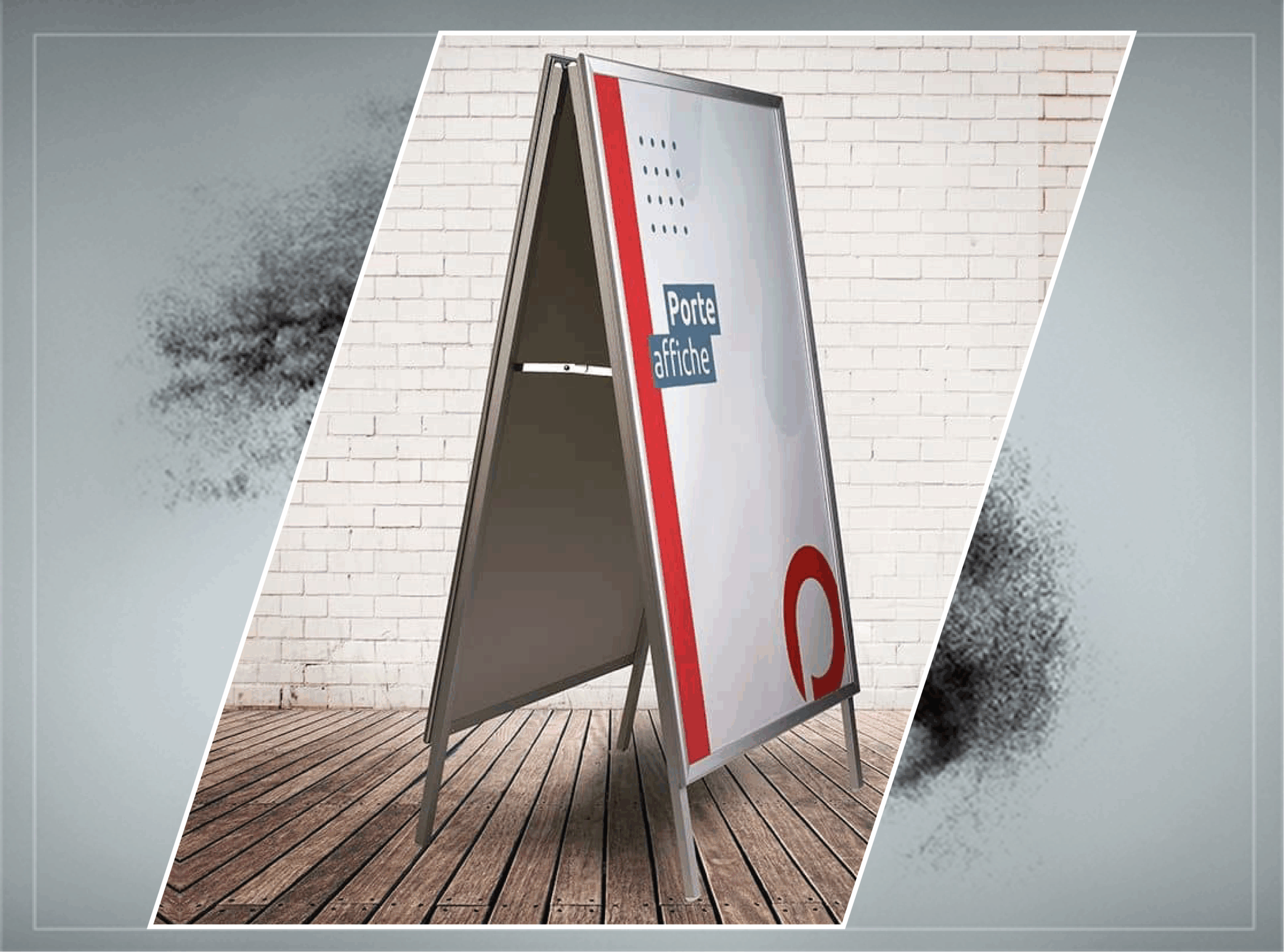 Porte-affiches et chevalets