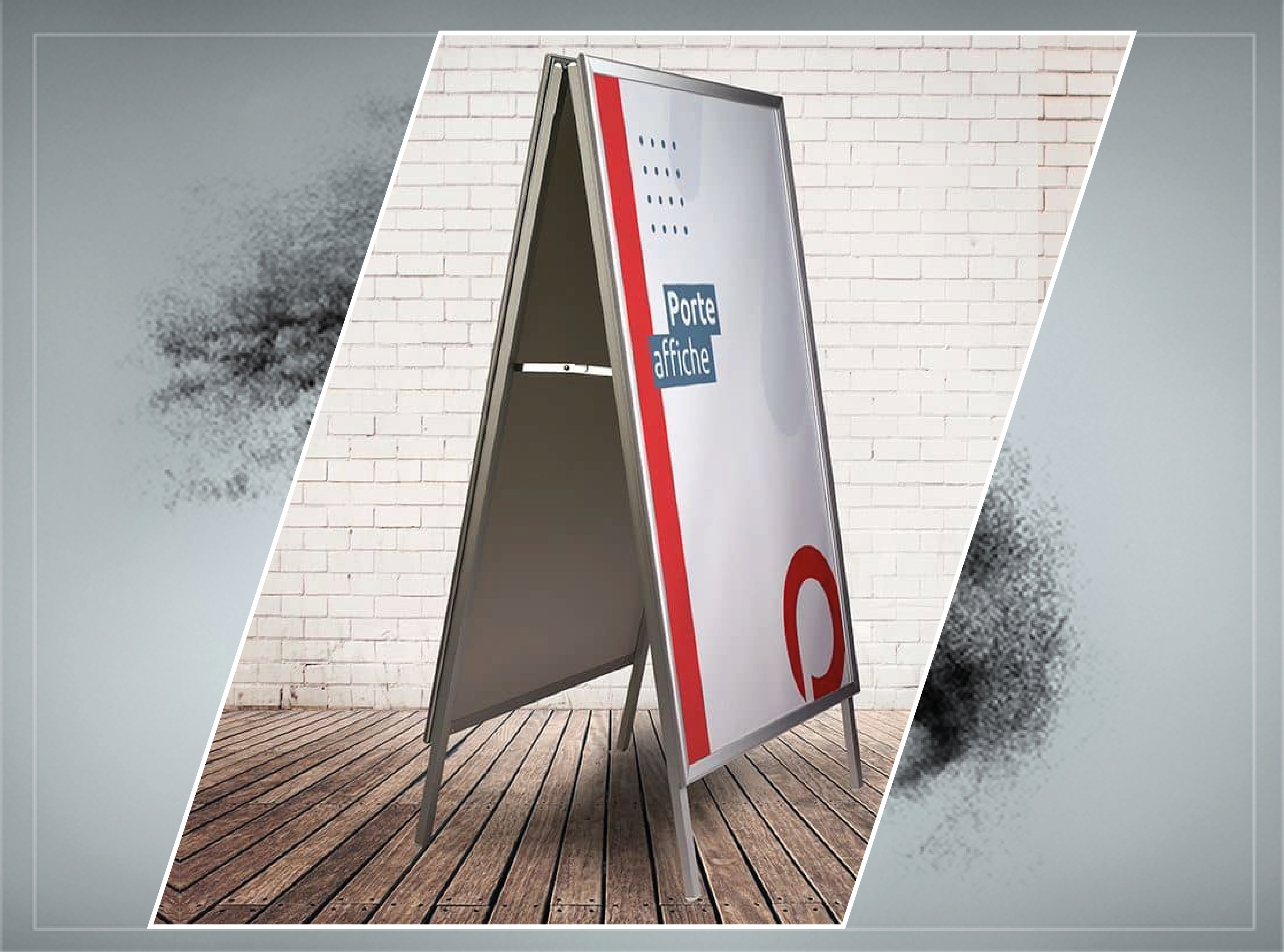Porte-affiches et chevalets